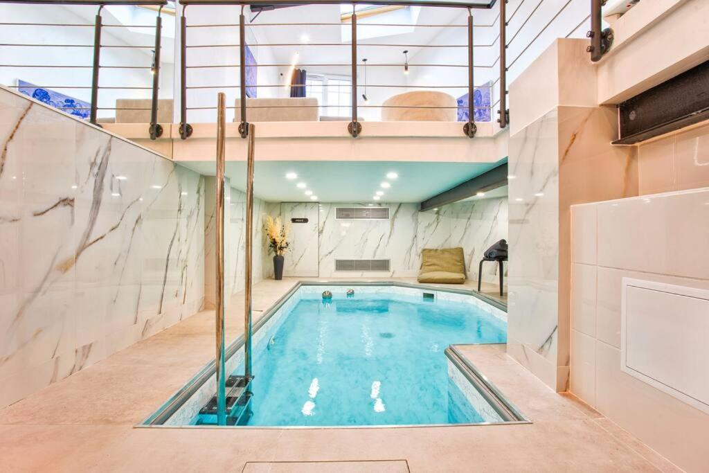 Deauville Luxury Blue Loft - Sauna And Inside Pool 트로우빌쉬메르 외부 사진