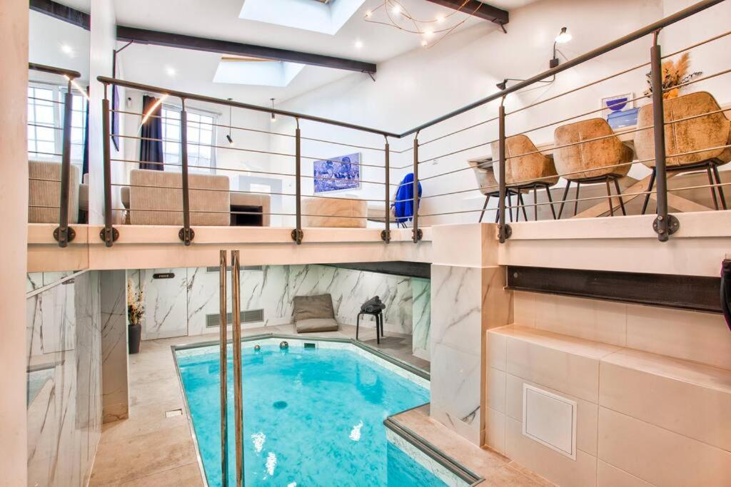 Deauville Luxury Blue Loft - Sauna And Inside Pool 트로우빌쉬메르 외부 사진